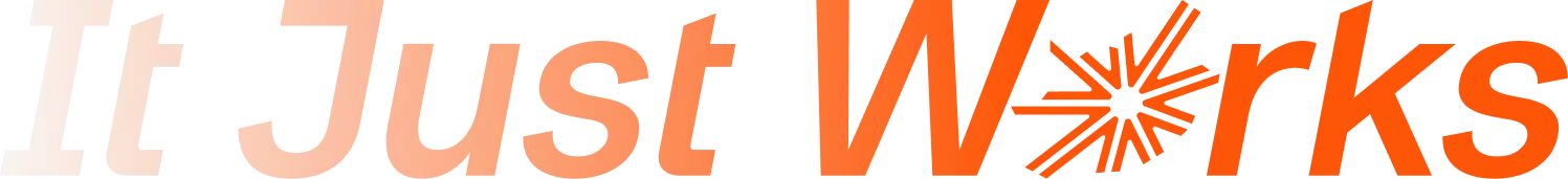 Herotel Business It Just Works orange gradient logo